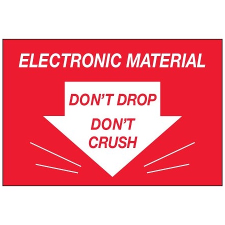 Bsc Preferred 2 x 3'' - ''Don't Drop Don't Crush - Electronic Material'' Labels BUY00021206